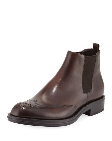 prada burnished leather chelsea boots|Prada Chelsea boots men's.